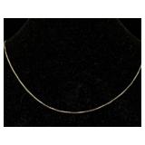 Sterling Necklace, Tw 4.6g, Sz 22in Long