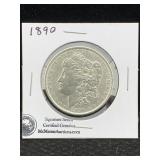 1890 Signature Series Silver Morgan Dollar