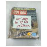 Vtg magazines Hot Rod, 1966 - 1968