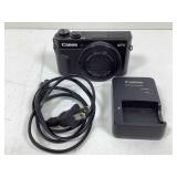 Canon G7X zoom camera & charger, tested working