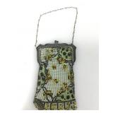Antique Whiting & Davis Enameled Metal Mesh Purse