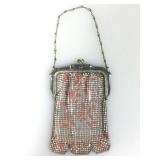 Antique Whiting & Davis Enameled Metal Mesh Purse
