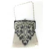 Antique Whiting & Davis Enameled Metal Mesh Purse