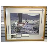 Framed Paul Bosman Litho - Phantoms of the Desert
