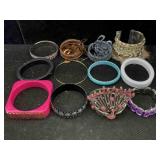 Collection Of Cuff Bracelets & More