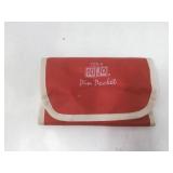 Vtg Olympic pins in pin pocket