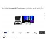 10 Rockville Battery Par 50 Rechargeable Wash