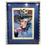 Framed A. Stone Litho - A Midfielderï¿½s Dream -