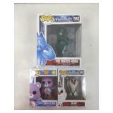 Funko Pops vinyl figures, Olaf, The Water Nokk &