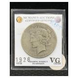 1928 Signature Series Silver Peace Dollar