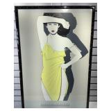 Framed Patrick Nagel Litho - Classic Visions