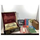 Vtg Celluloid Camerano Accordion Working - no bag