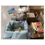 Pallet of Crafting material, LP, boardgames and