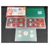 2000 Us Mint Silver Proof Set & 1994 Us Mint Proof