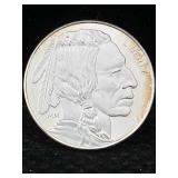 1 Ozt .999 Fine Silver Liberty Round