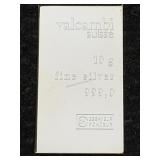 10g 999,0 Fine Silver Bar By Valcambi Suisse