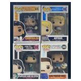 Funko Pops vinyl figures, Arthur, Esmeralda,