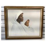 Ida Jackson Signed Enhanced Litho on Canvas -