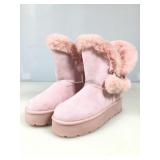 Rogue winter boot, pink sz 10