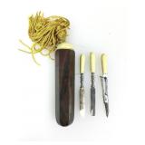Vtg German Bakelite Portable Mini-Manicure Set