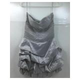 Dancing Queen evening dress, silver sz M
