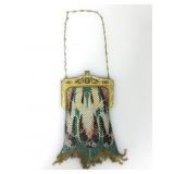 Antique Whiting & Davis Enameled Metal Mesh Purse