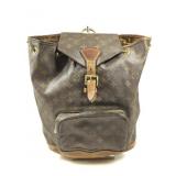 Vtg 2002 Louis Vuitton Cinch Top Backpack - one