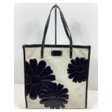 Kate Spade New York Canvas & Black Patent Leather