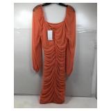 Zesica womenï¿½s dress, coral sz XL