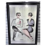 Framed Litho Erik Freyman approx. 30x40 Plate