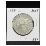1883 Silver Morgan Dollar