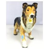 Goebel porcelain collie figurine statue 12 in
