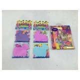 Vtg Lisa Frank doodle sets, assorted