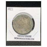 1921 Silver Morgan Dollar