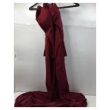 Prom dress evening gown, burgundy sz 16
