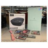 Partylite Iris Candle Lamp, GPX Wireless Boombox,