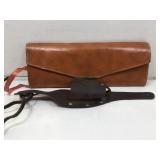 Vintage US Map Roadatlas and leather holster