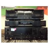 Pioneer dual cassette player, Kenwood AM/FM