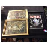 Night Times Framed Cover, and Gambling Doggies