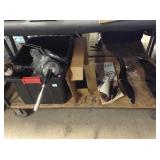 Assorted Harley Davidson Parts and Books.