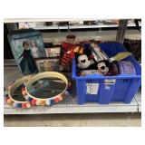 Vtg Mickey and Minnie mouse plush, decorated