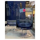 2 Blue Footed Compote Dish.