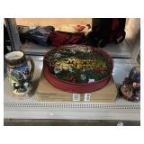 New Holiday Wreath with Lights in Storage Case