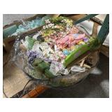 Easter decor w/wreaths, 24in diameter