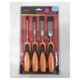 New on card 4pc wood chisel set