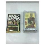 Tasco microscope and magic rocks kit.