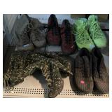 Womenï¿½s Camouflage Heel Boots, and Menï¿½s Shoes.