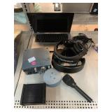 Assorted Electronics. Audio Boxes, Headphones,