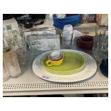 Decorative Kitchenware. Platters, Bowls, Cups,