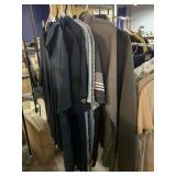 Assorted clothing  Shirts. North face jacket size